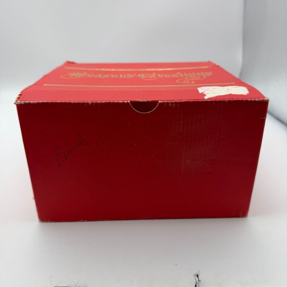Gibson Greeting Otagiri Christmas Chickadee Wreath coffee mug set tea 4 in box V - Picture 13 of 14